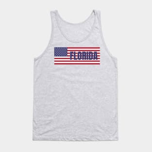 Florida State in American Flag Tank Top